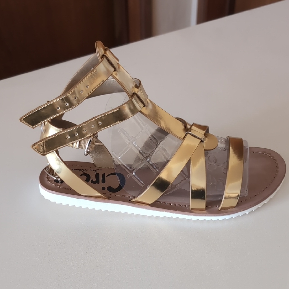 Circus By Sam Edelman Gold Selma Gladiator Sandals